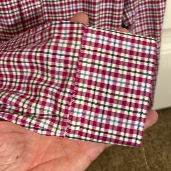 Polo by Ralph Lauren Red Long Sleeve Shirt Slim Fit Small - Picture 4 of 5